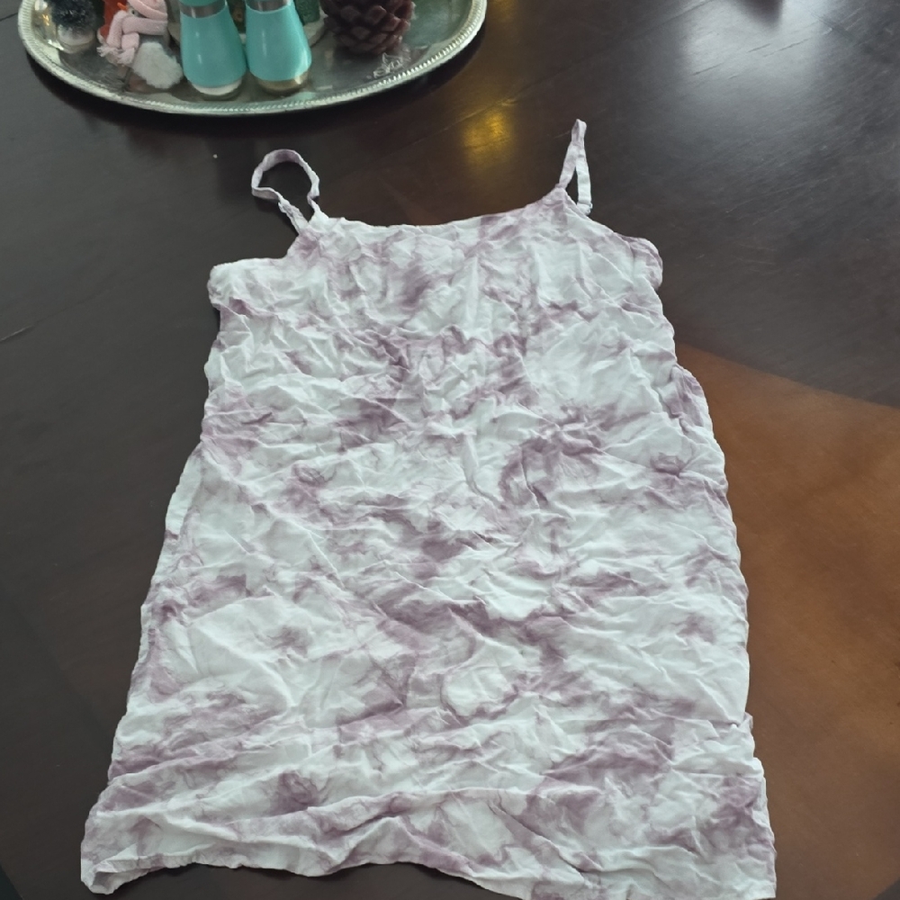 Art Class Purple and White Casual Dress